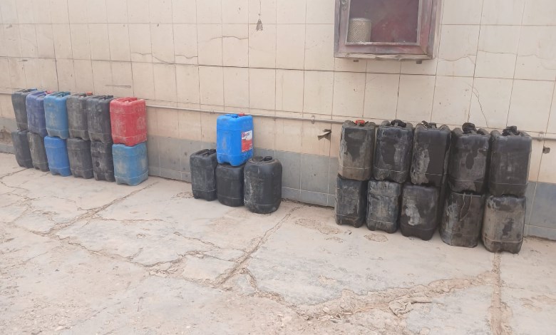 ضبط كمية من الوقود قبل بيعها بالسوق السوداء 