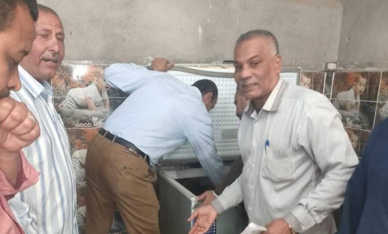 ضبط كميات من اللحوم الفاسدة بقنا