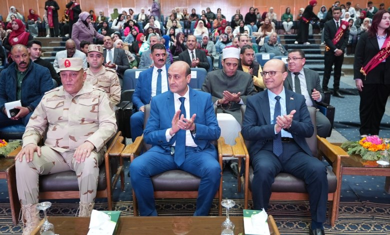 محافظ أسيوط يشهد احتفالية جامعة أسيوط بذكرى العاشر من رمضان