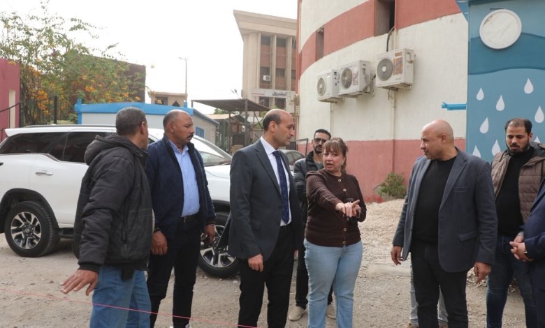 محافظ أسيوط يتفقد محيط خزان غرب المدينة 