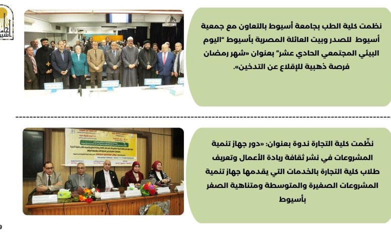 حصاد جامعة اسيوط 