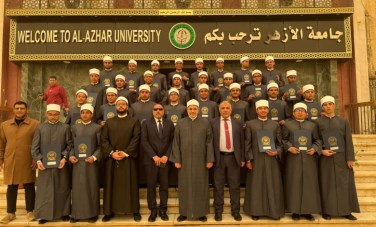 وفد كلية الإعلام جامعة الأزهر 