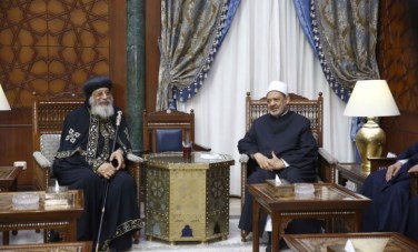 شيخ الأزهر والبابا تواضروس 