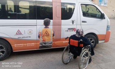 إنقاذ مسنة _تضامن الإسكندرية