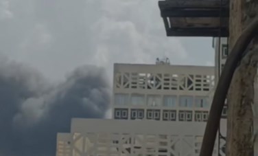 جانب من الحريق 