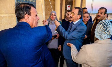 محافظ سوهاج يفتتح بوابة المدخل الغربي 