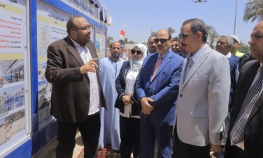 محافظ سوهاج يفتتح تطوير محطة مياه نيدة