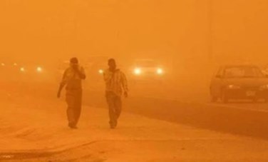 العاصفة الترابية في مصر