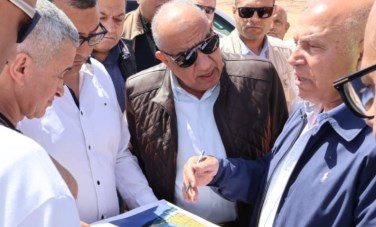 جولة ميدانية لوزيري النقل والكهرباء