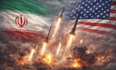 صورة تعبيرية للحرب بين إيران وأمريكا