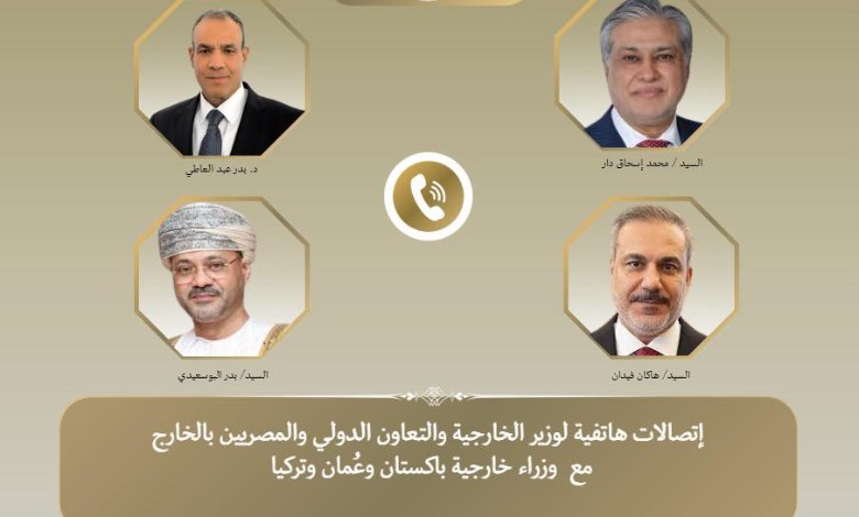 اتصالات بين عبد العاطي ونظرائه