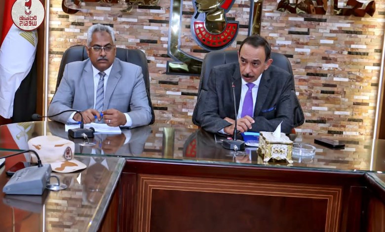 محافظ سوهاج يؤكد على تسريع وتيرة العمل للانتهاء من مشروعات حياة كريمة 