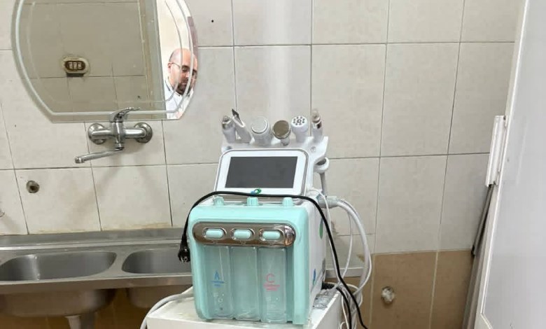 ضبط مجمع عيادات غير مرخص بمركز أخميم 