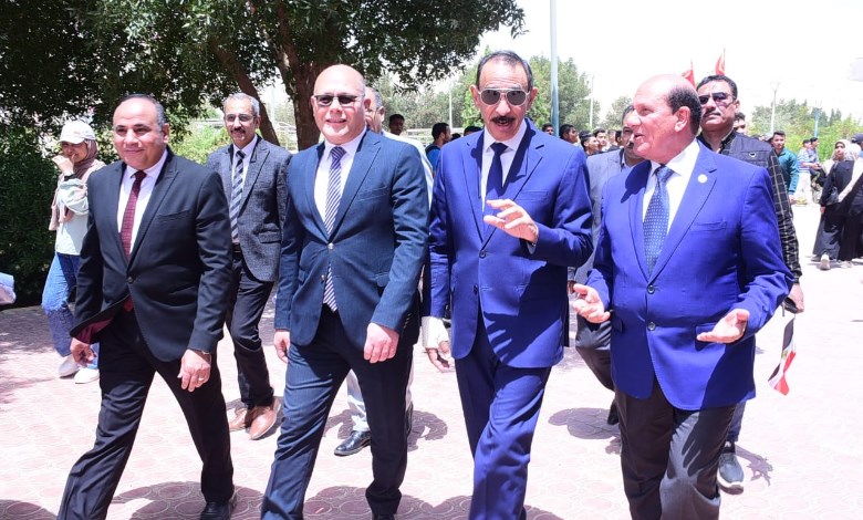 محافظ سوهاج ورئيس الجامعة يشاركان في زراعة أشجار الزيتون