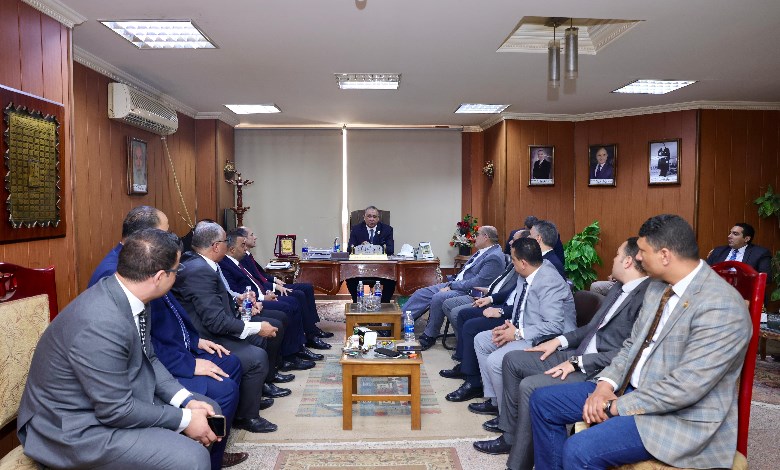 لقاء نقيب المحامين مع محافظ الإسكندرية 