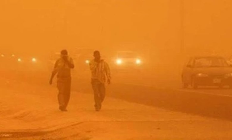 العاصفة الترابية في مصر