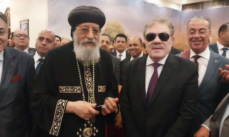 زيارة رئيس حزب الوفد للكاتدرائية