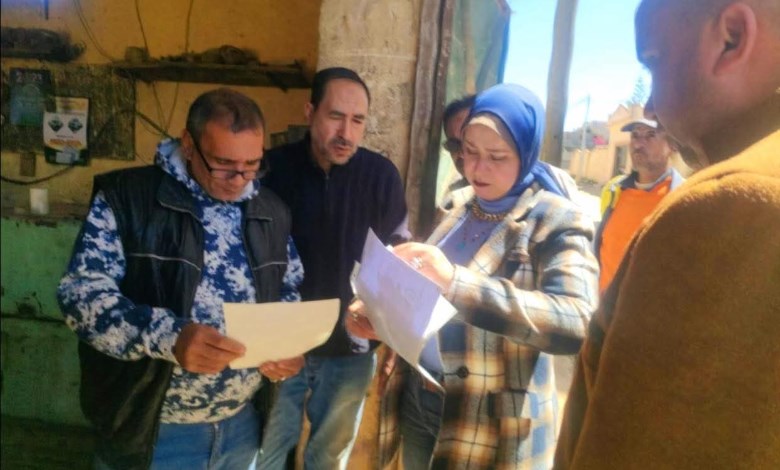 رئيس برج العرب غرامات مالية ومحاضر لاصحاب المحال 