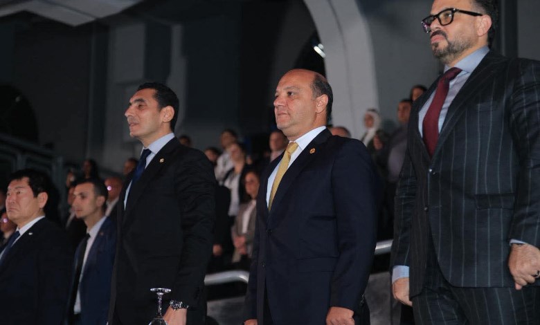 رئيس شباب النواب ووزير الرياضة يشاهدان كأس العالم 