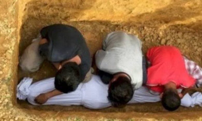 دفن الميت 