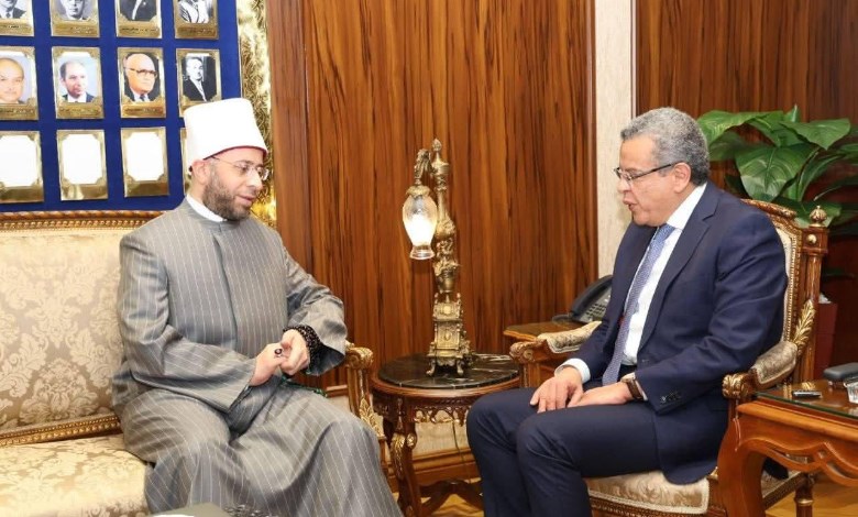 وزير الأوقاف والمركزى للمحاسبات 