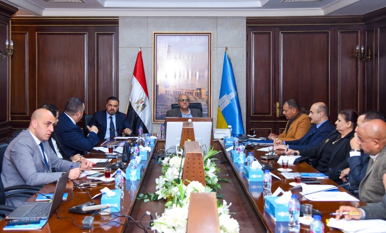 اجتماع محافظ الإسكندرية مع رؤساء النوادي