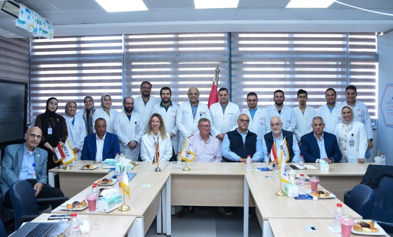 زيارة محافظ الإسكندرية لمستشفى نيل الأمل