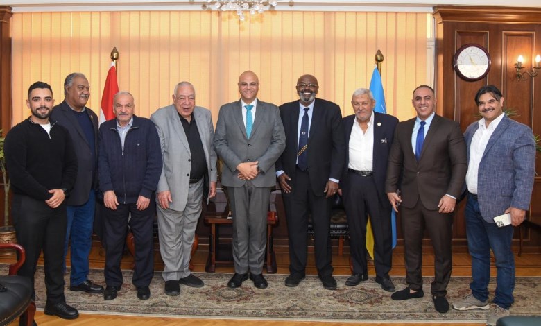 محافظ الإسكندرية يستقبل وفد الاتحاد المصري للياقة البدنية