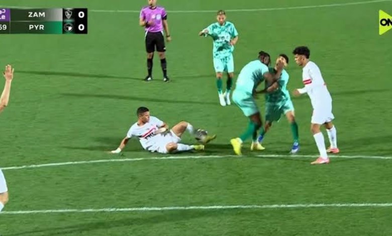 إصابة قطة لاعب بيراميدز 