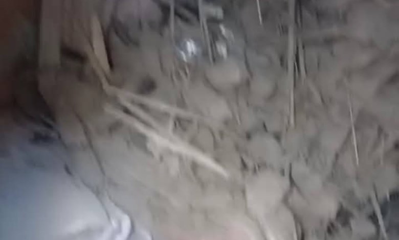 انهيار منزل قديم بأسيوط