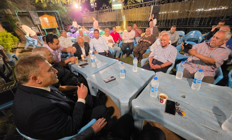 وزير الرى الاسبق بنادى المهندسين باسيوط