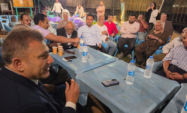 وزير الرى الاسبق بنادى المهندسين باسيوط