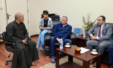 أثناء الزيارة