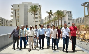 رئيس جهاز العلمين الجديدة يتفقد التشطيبات النهائية 