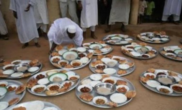 الطعام فى العزاء 