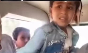 لحظة توثيق واقعة الخطف داخل الميكروباص