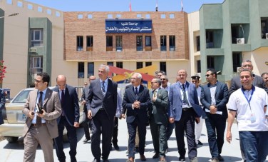 جولة رئيس الجامعة للمستشفي