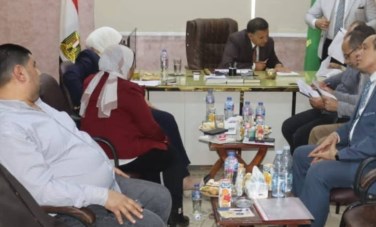 اللقاء الأسبوعي لمحافظ القليوبية
