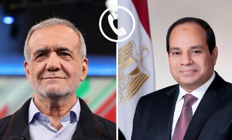 الرئيس السيسي والرئيس الإيراني