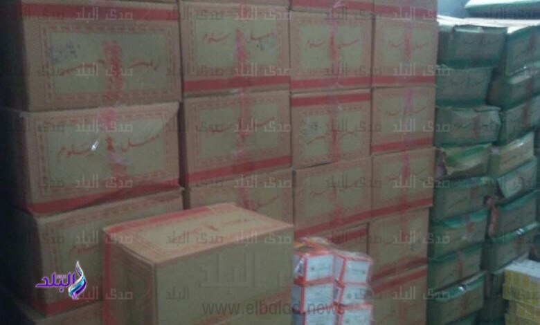 مخزن سجائر مجهولة المصدر
