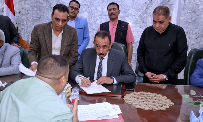 لقاء المواطنين بمحافظة سوهاج 