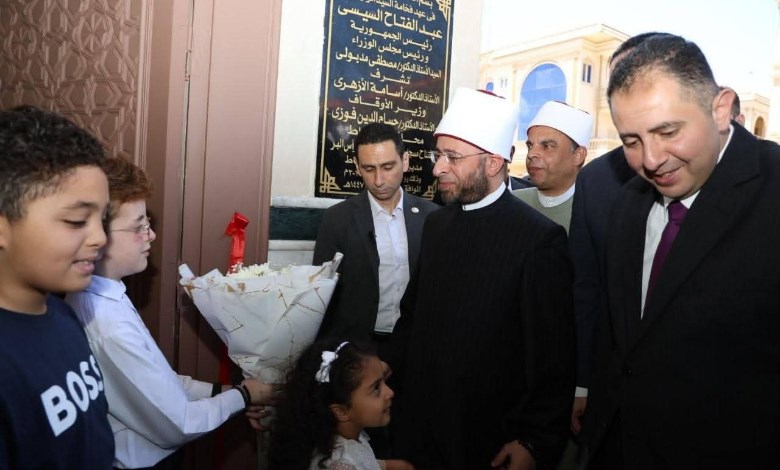 وزير الأوقاف ومحافظ دمياط 
