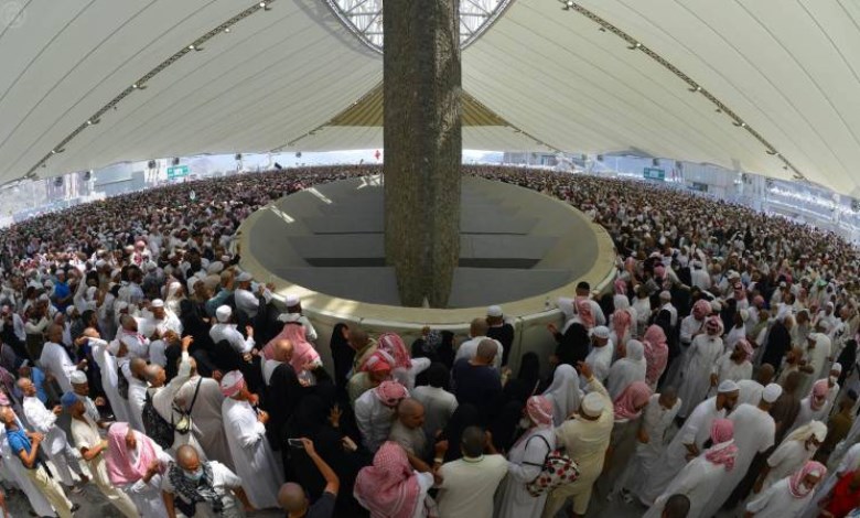 رمى الجمرات 