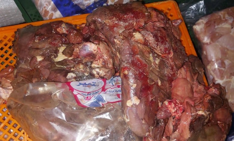 ضبط فراخ غير صالحة للاستهلاك الآدمي 