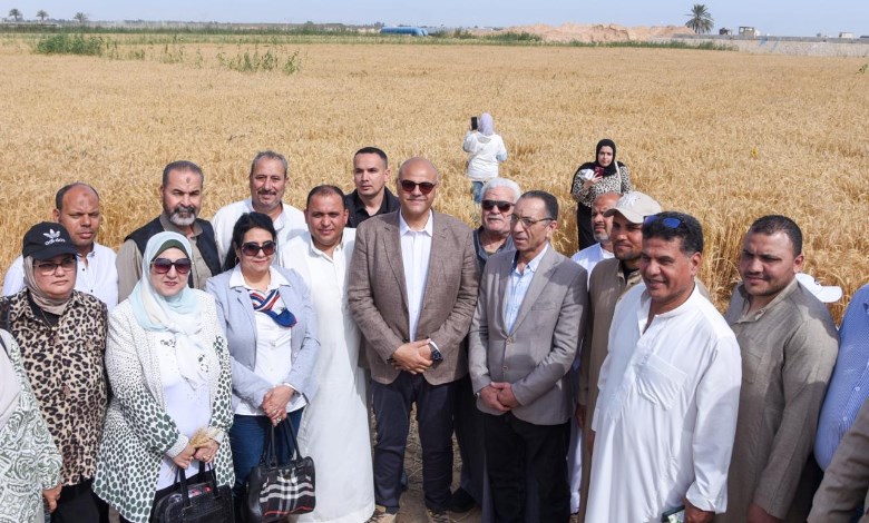 محافظ الإسكندرية يشهد احتفالية حصاد القمح