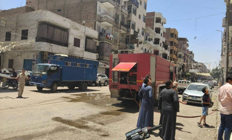 حريق يلتهم شقة سكنية بنجع حمادى 