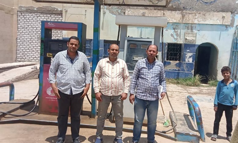 محطات الوقود بمنفلوط