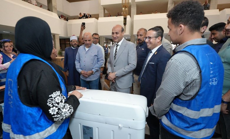 توزيع أجهزة كهربائية في أسيوط