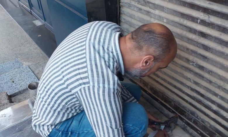تفتيش علي المحلات بالمنيا