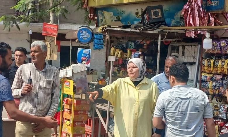 حملة مكبرة لرفع الإشغالات بغرب شبرا الخيمة 